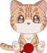 Youtooz Plush: Cozy Cat Cafe - Playful Cat Peluche 9 Pulgadas