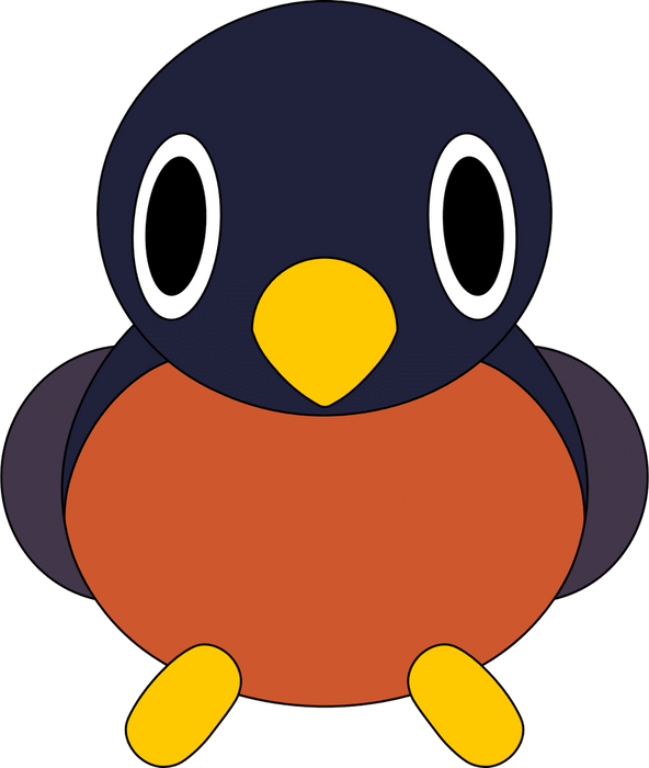Youtooz Plush: Flock Around - American Robin Peluche 9 Pulgadas