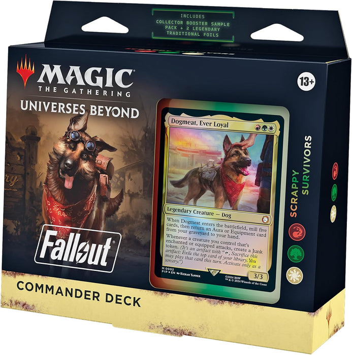 Magic The Gathering: Fallout - Commander Deck 2 Scrappy Survivors (Red/Green/White) En Ingles
