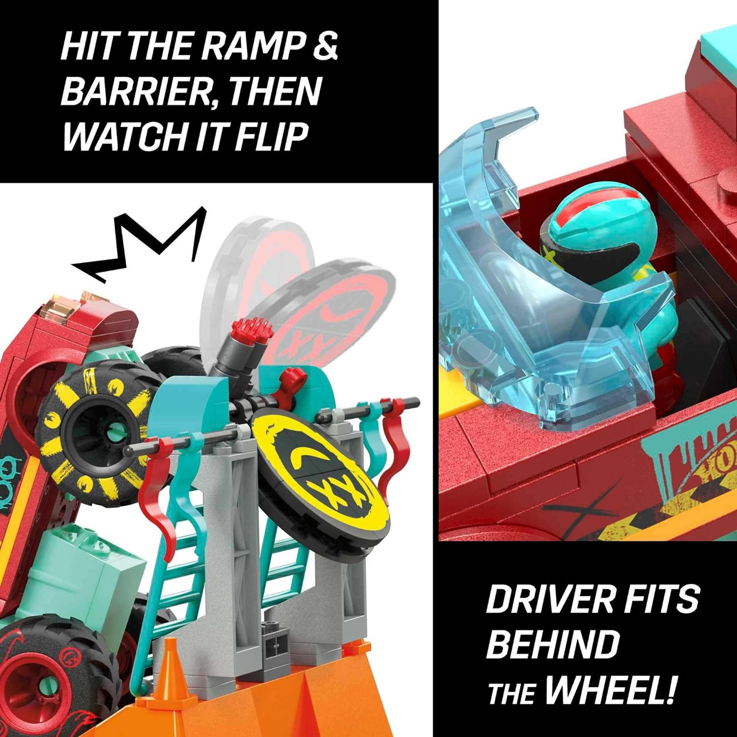 Mega Bloks Hot Wheels: Monster Trucks - Demo Derby Extreme Trick