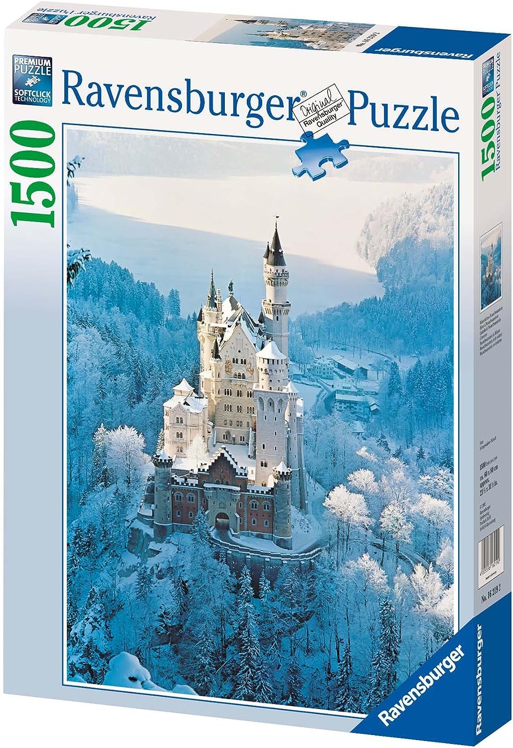 Ravensburger Rompecabezas Adultos: Castillo Neuschwanstein en Invierno 1500 piezas