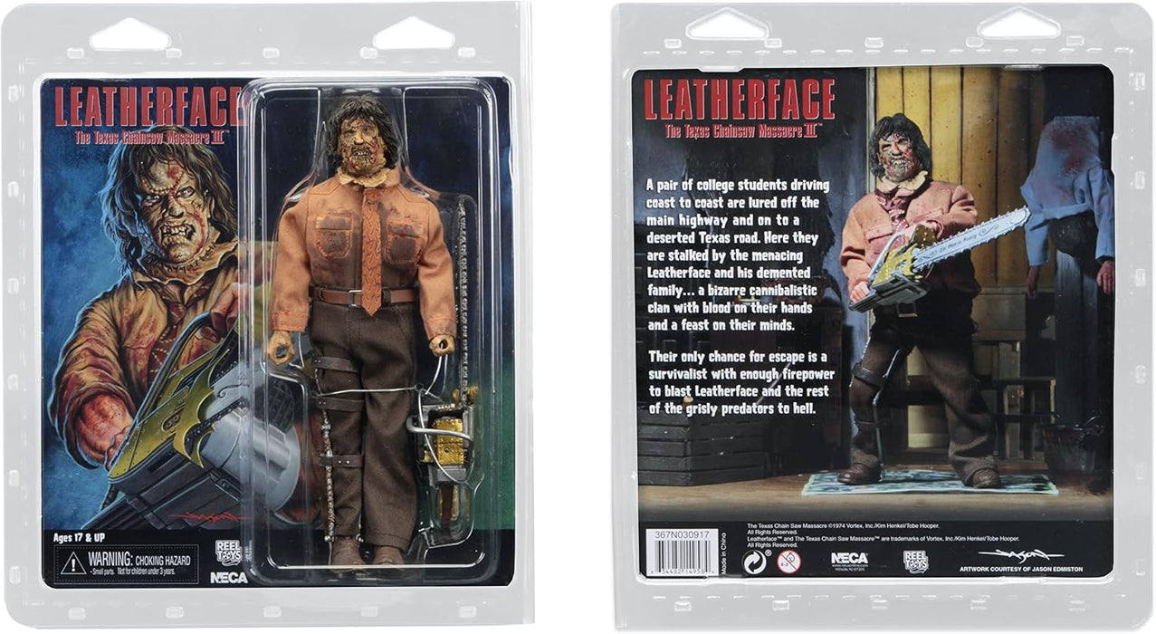 NECA Figura de Accion Vestida: La Masacre de Texas 3 - Leatherface 8 Pulgadas
