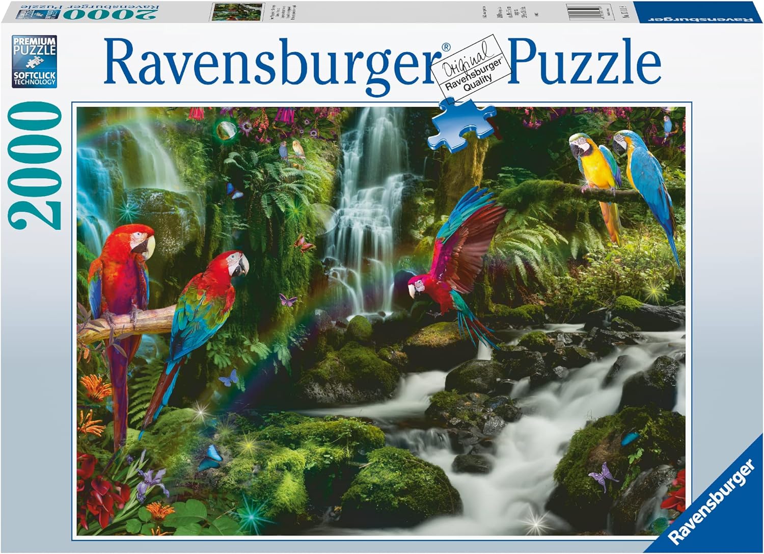 Ravensburger Rompecabezas: El paraiso de los loros 2000 piezas