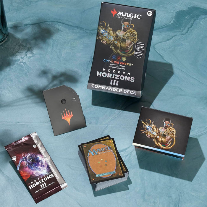 Magic The Gathering: Modern Horizons 3 - Commander Deck 3 Creative Energy (Blue/Red/White) En Ingles