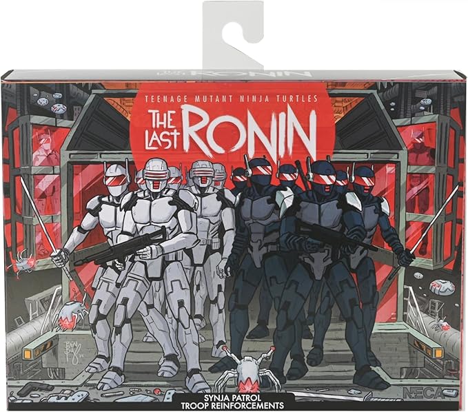 NECA Figura de Accion: TMNT Tortugas Ninja The Last Ronin - Synja Robots 2 Pack 7 Pulgadas