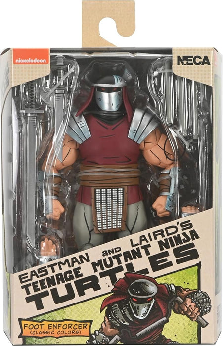 NECA Figura de Accion: TMNT Tortugas Ninja Mirage Comics - Foot Enforcer Classic Colors 7 Pulgadas