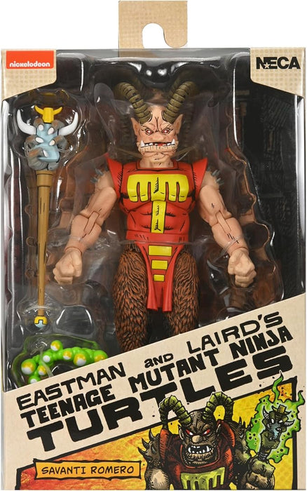 NECA Figura de Accion: TMNT Tortugas Ninja Mirage Comics - Savanti Romero 7 Pulgadas