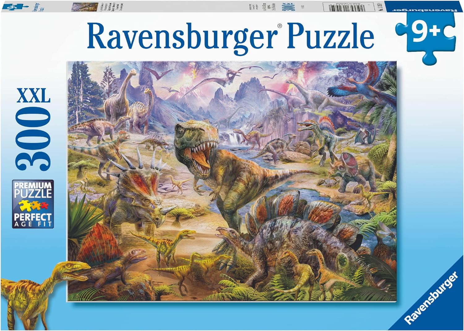 Ravensburger Rompecabezas: Dinosaurios Gigantes Kids XXL 300 piezas