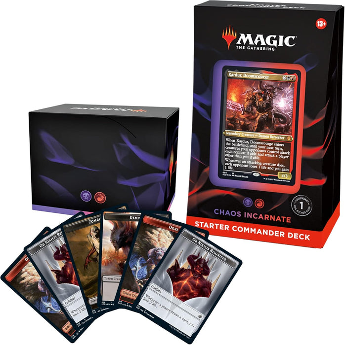 Magic The Gathering: Starter Commander Deck 3 - Chaos Incarnate (Black-Red) En Ingles