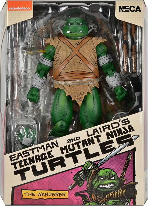 NECA Figura de Accion: TMNT Tortugas Ninja Mirage Comics - Michelangelo The Wanderer 7 Pulgadas