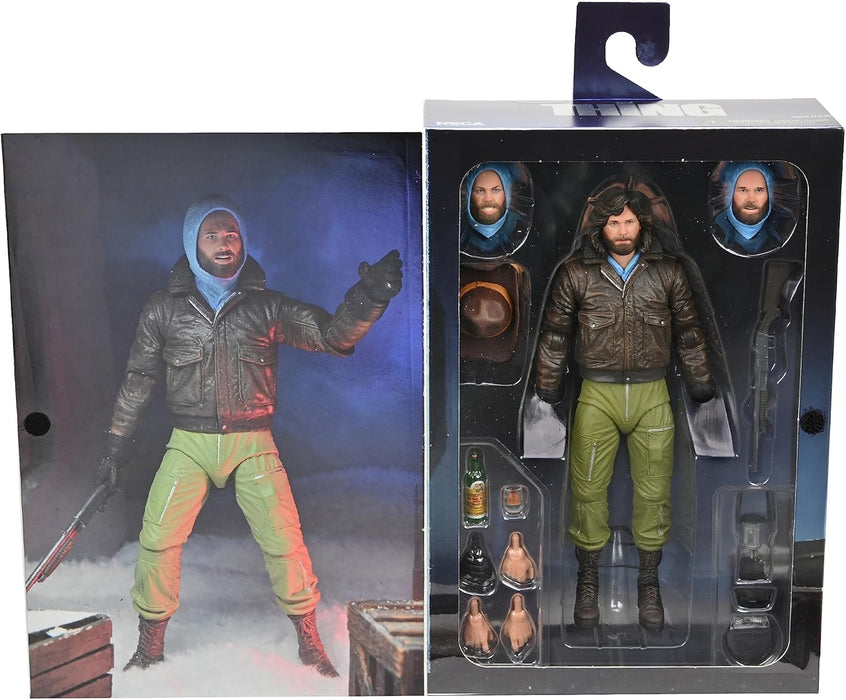 NECA Figura de Accion Ultimate: The Thing - MacReady Outpost 31 7 Pulgadas