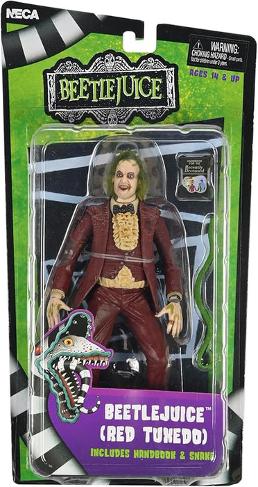 NECA Figura de Accion: Beetlejuice 1988 - Beetlejuice esmoquin de boda rojo en Blister 7 Pulgadas