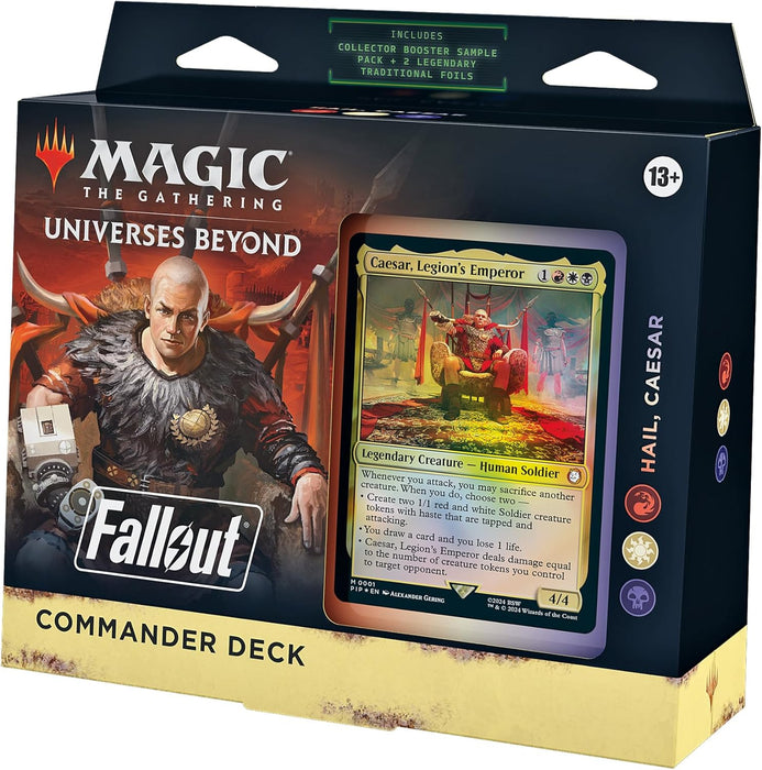 Magic The Gathering: Fallout - Commander Deck 1 Hail Caesar (Red/White/Black) En Ingles