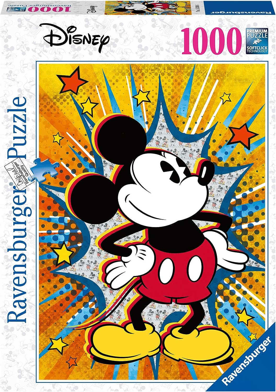 Ravensburger Rompecabezas Adultos: Disney - Mickey Retro 1000 piezas