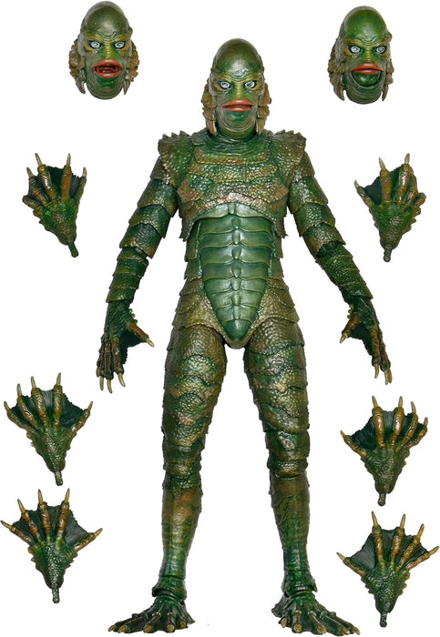 NECA Figura de Accion Ultimate: Universal Monster - Criatura De La Laguna Negra 7 Pulgadas