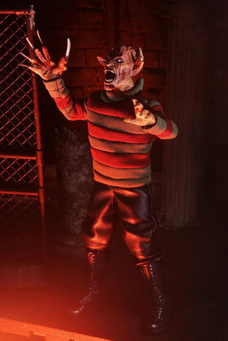 NECA Figura de Accion Vestida: Pesadilla En La Calle Elm - New Nightmare Freddy 8 Pulgadas