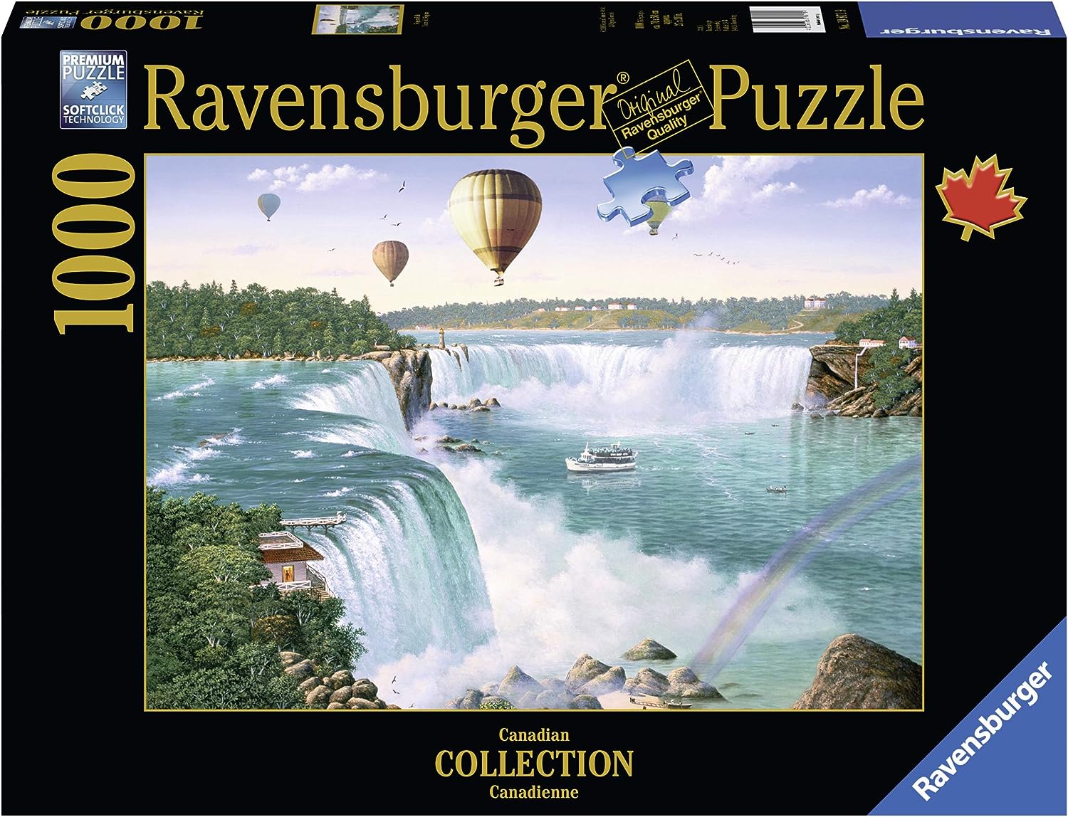 Ravensburger Rompecabezas Adultos: Cataratas del Niagara 1000 piezas