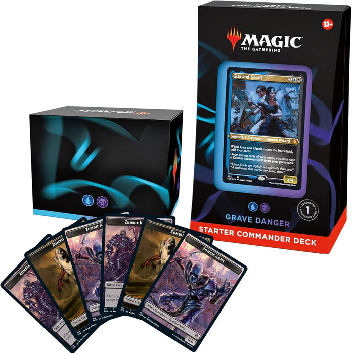 Magic The Gathering: Starter Commander Deck 2 - Grave Danger (Blue-Black) En Ingles