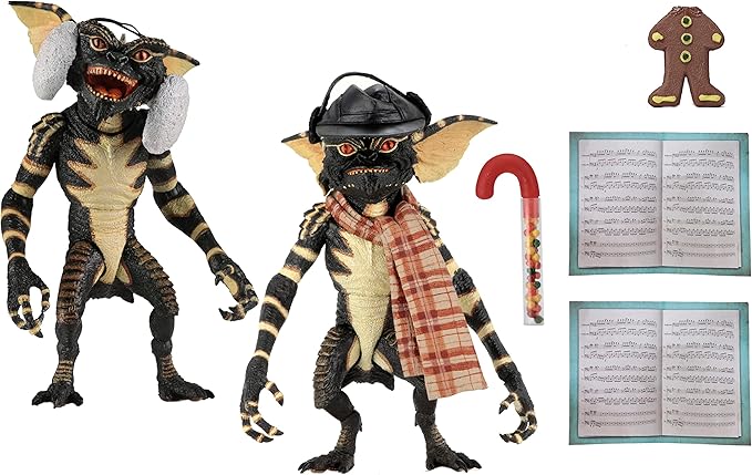 NECA Figura de Accion: Gremlins - Set 2 Winter Scene 2 Pack 7 Pulgadas