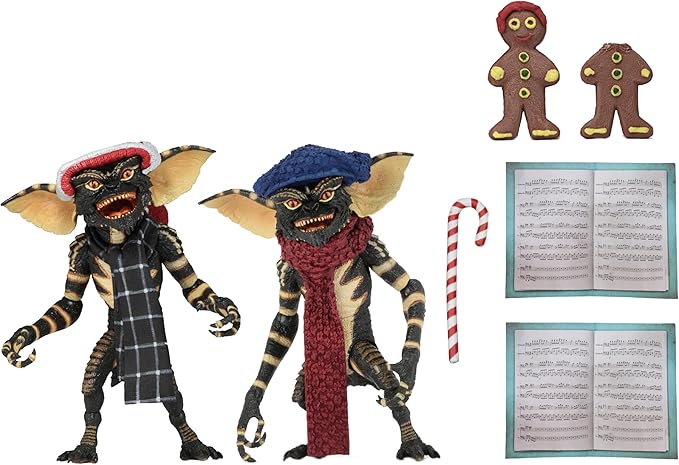 NECA Figura de Accion: Gremlins - Set 1 Winter Scene 2 Pack 7 Pulgadas