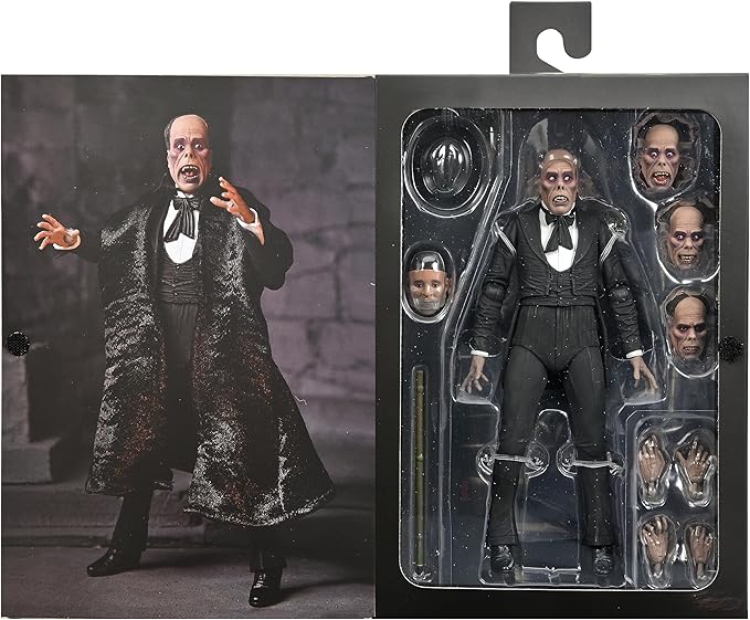NECA Figura de Accion: El Fantasma de la Opera 1925 - Fantasma Color 7 Pulgadas
