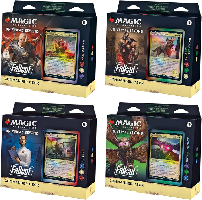Magic The Gathering: Fallout - Commander Deck Unitario En Ingles