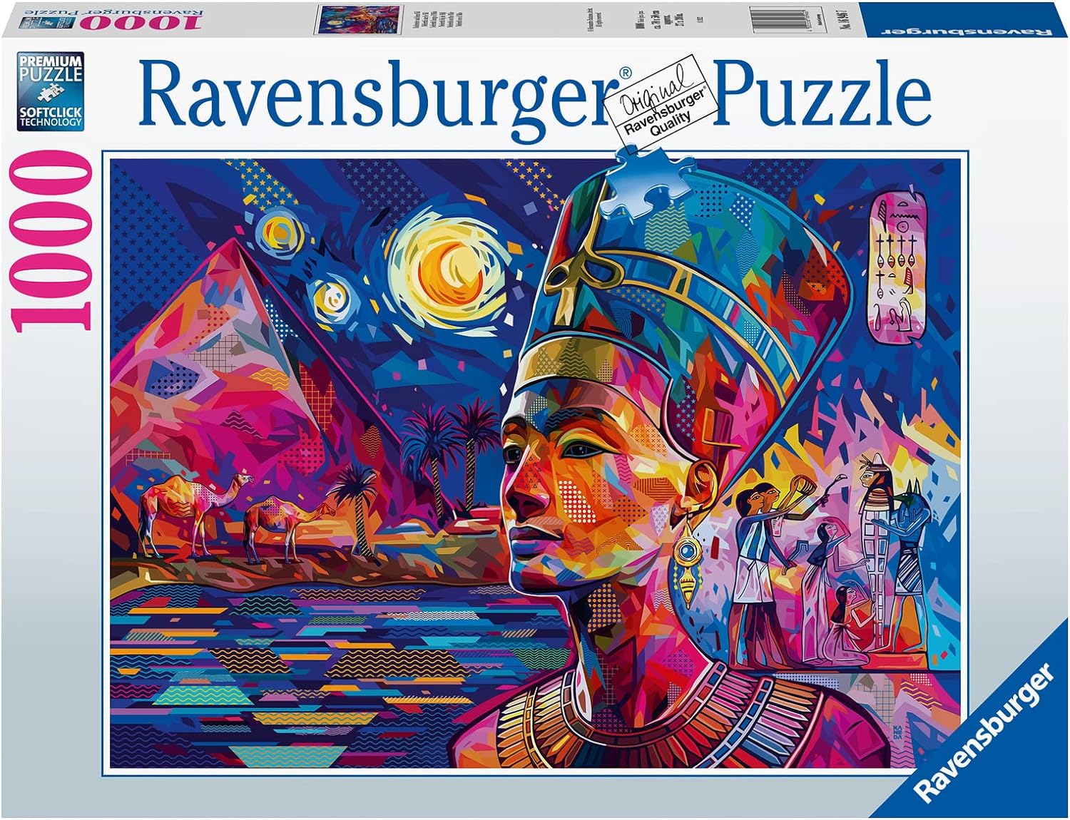 Ravensburger Rompecabezas Adultos: Nefertiti en el Nilo 1000 piezas