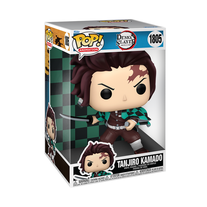 Funko Pop Jumbo: Demon Slayer - Tanjiro 10 Pulgadas