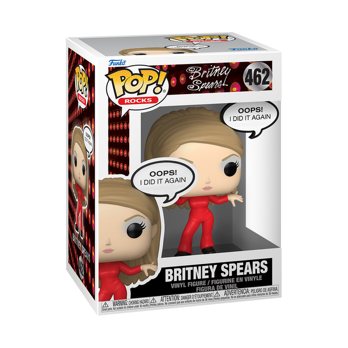 Funko Pop Rocks Sayings: Britney Spears - Oops I Did it Again