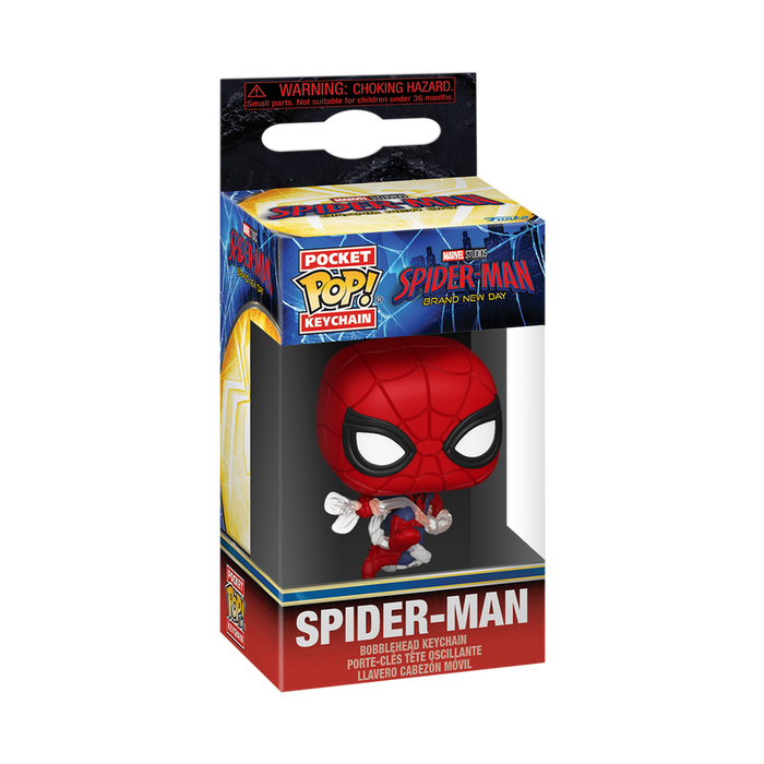 Funko Pop Keychain: Spiderman Brand New Day - Spiderman Llavero
