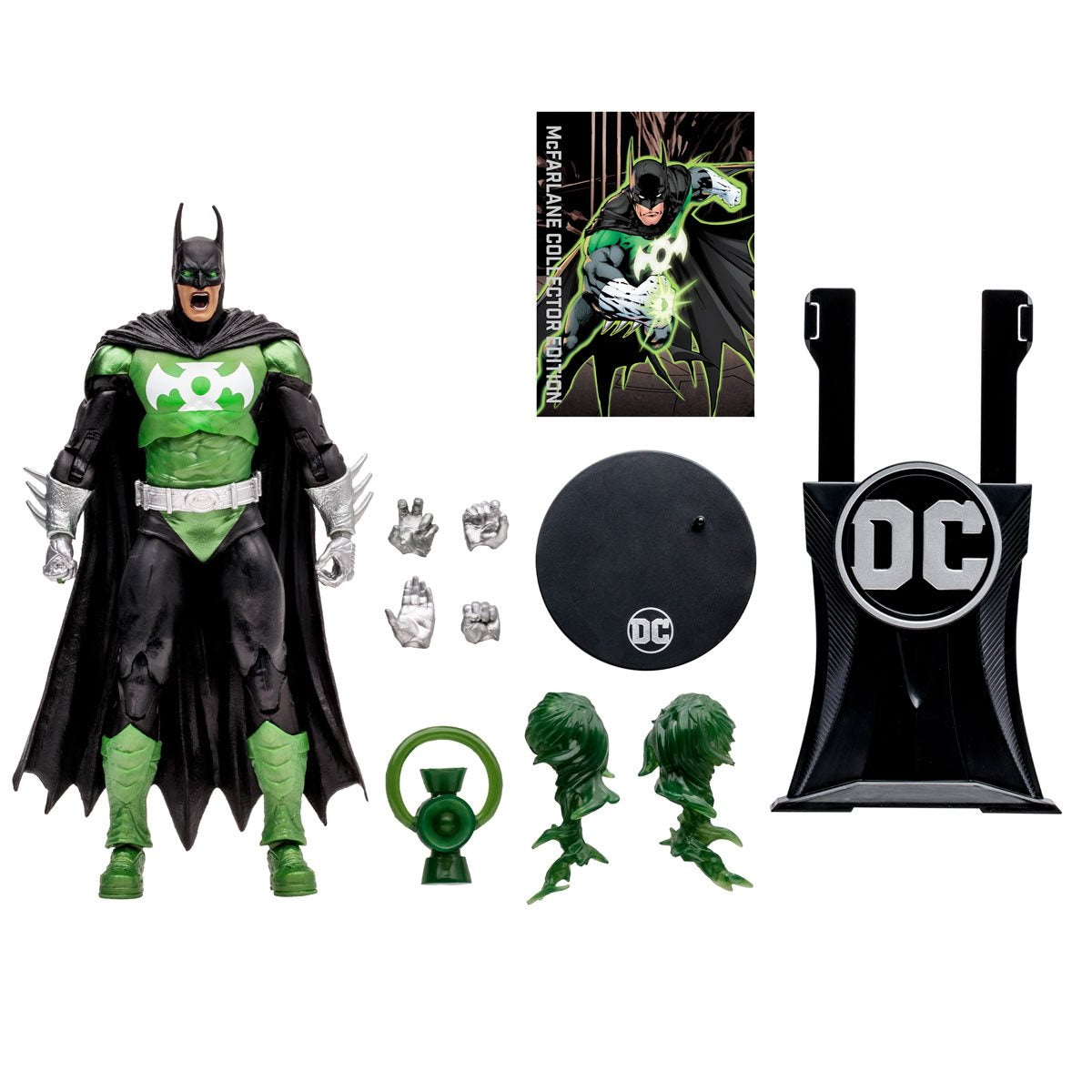 McFarlane Figura de Accion DC Collector Edition: DC Comics - Batman Como Linterna Verde 7 Pulgadas