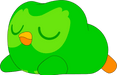 Youtooz Plush: Duolingo - Duo durmiendo Peluche 16 Pulgadas