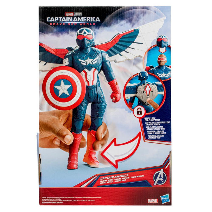 Marvel Titan Hero Series: Capitan America Brave New World - Capitan America Modo Vuelo