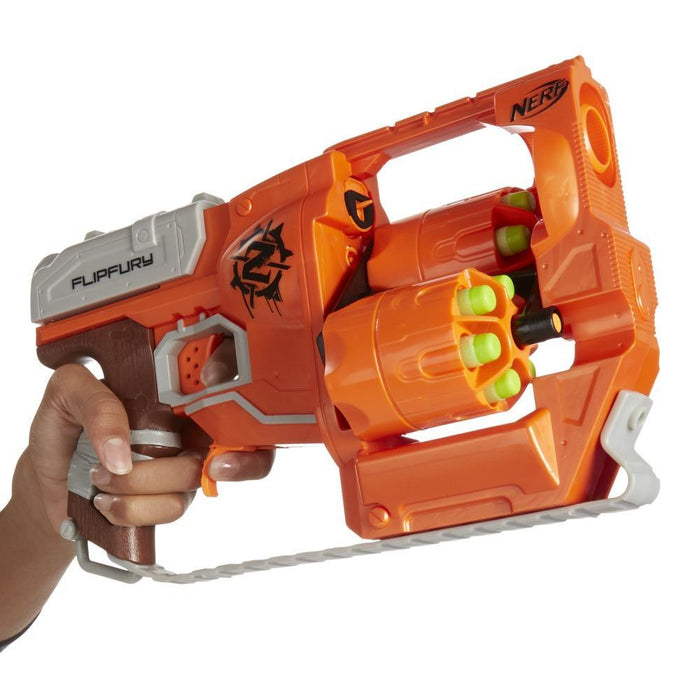Nerf Zombie Strike: Flipfury Lanzador de Dardos