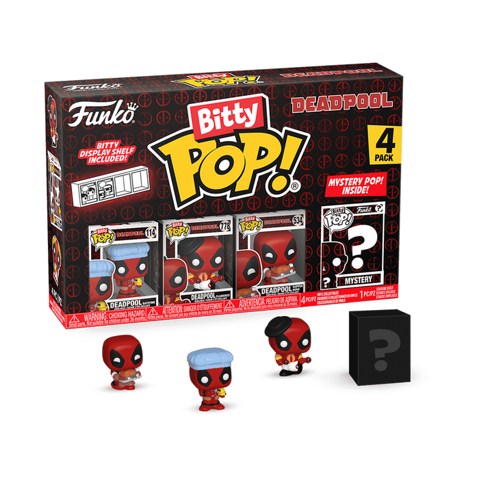 Funko Bitty POP: Marvel Deadpool - Bathtime 4 Pack