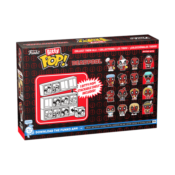 Funko Bitty Pop: Deadpool - Sleepover 4 Pack