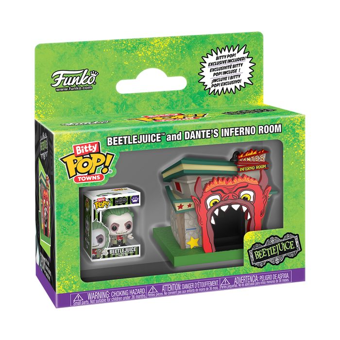 Funko Bitty Pop Town: Beetlejuice - Dantes Infierno