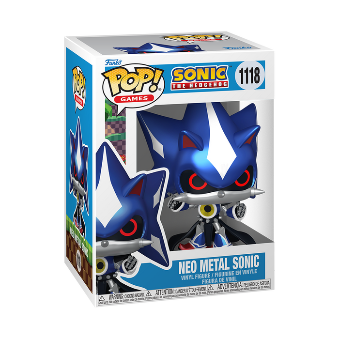 Funko Pop Games: Sonic The Hedgehog - Neo Metal Sonic Metalico