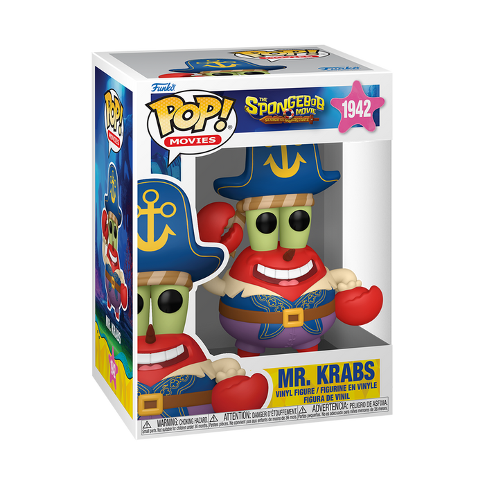 Funko Pop Movies: Bob Esponja En busca de los pantalones cuadrados - Don Cangrejo Pirata