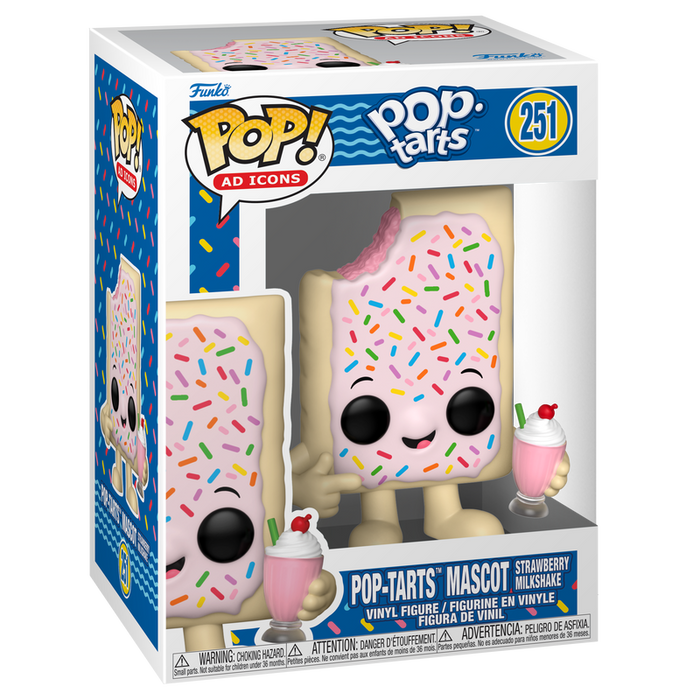 Funko Pop Ad Icons: Kelloggs - Pop Tarts con Malteada de Fresa