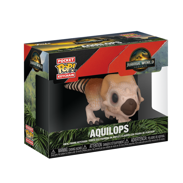Funko Pop Keychain: Jurassic World Rebirth - Aquilops Llavero