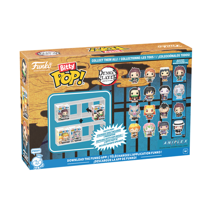 Funko Bitty Pop: Demon Slayer - Tanjiro 4pk