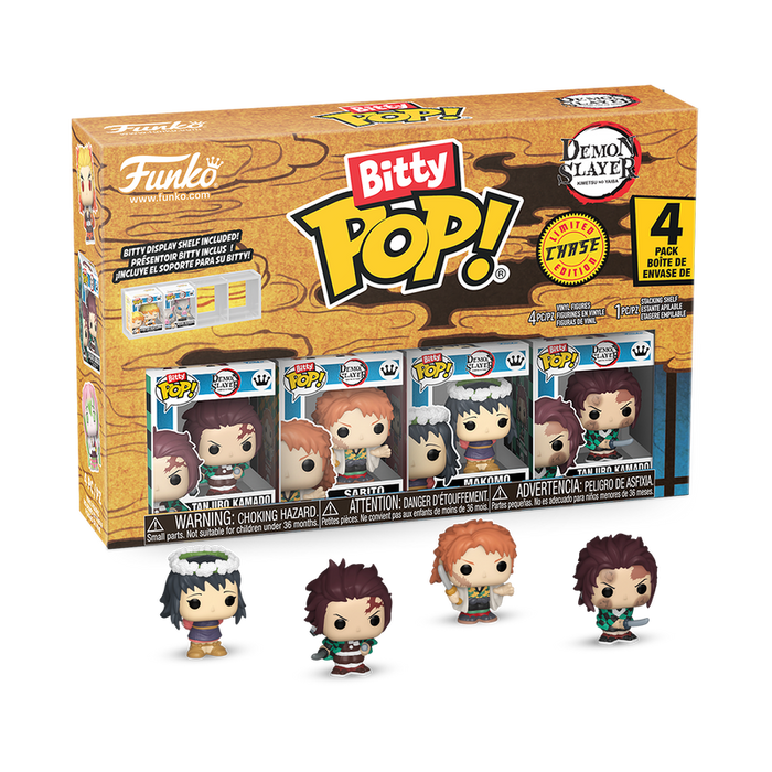 Funko Bitty Pop: Demon Slayer - Tanjiro 4pk