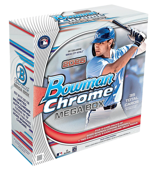 Topps: MBL 2025 Bowman Chrome Baseball - Mega Box