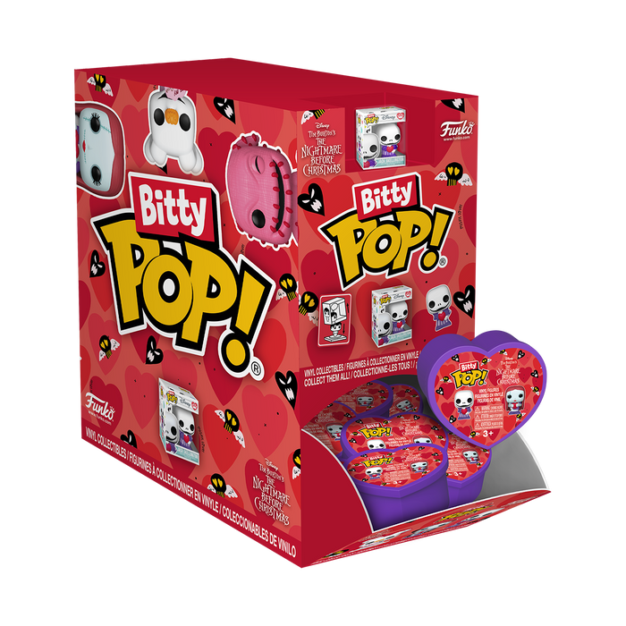 Funko Mystery Bitty Pop: Disney Mundo De Jack San Valentin - Unitario