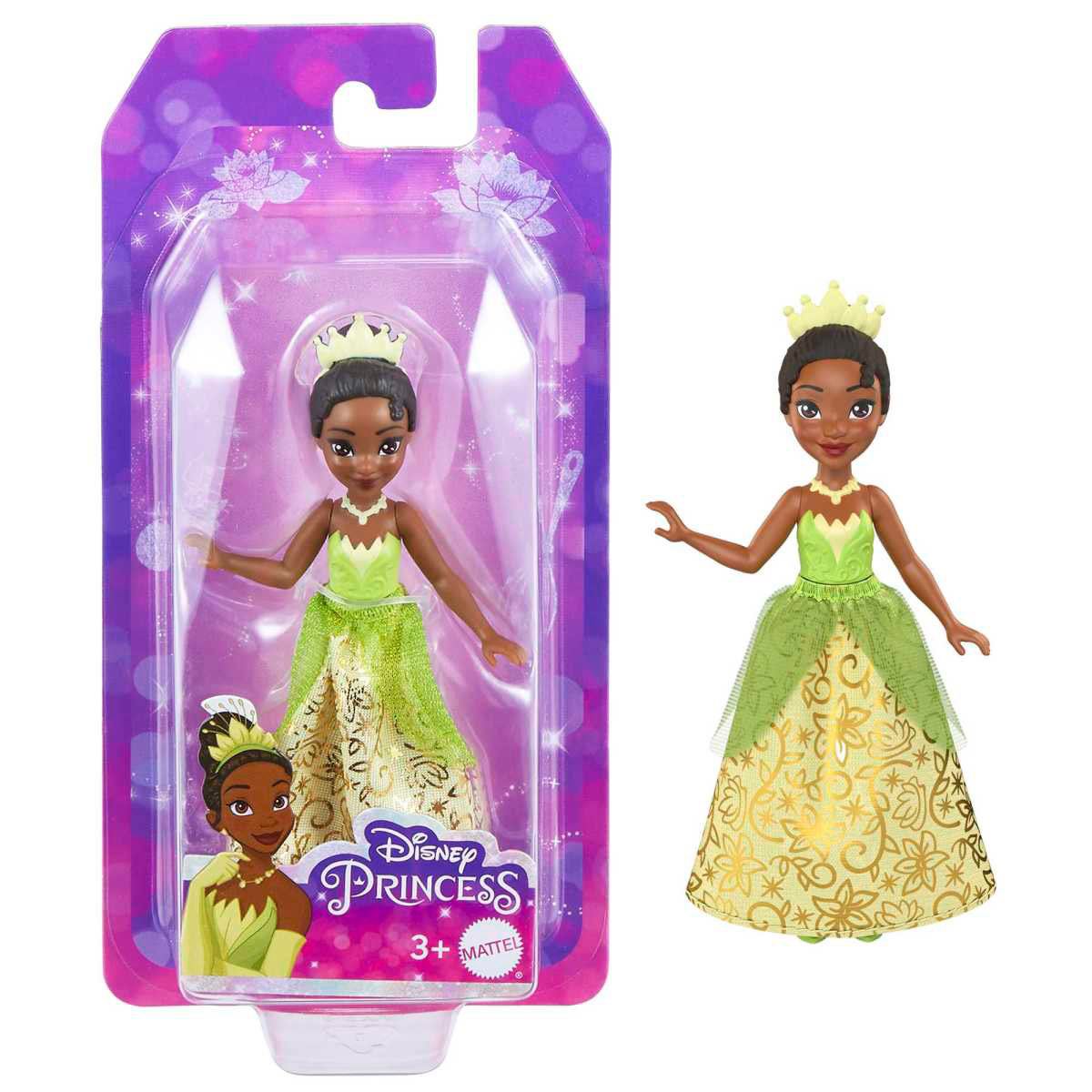 Disney Princess: Muñeca Mini Tiana 9 Cm