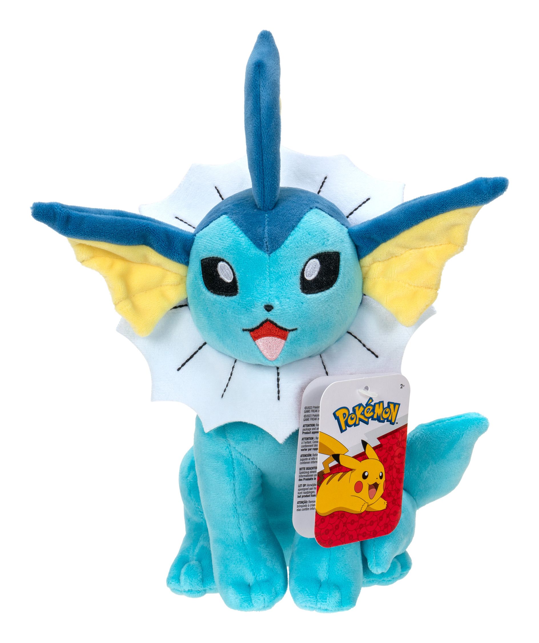 Pokemon Plush: Eevee Evolutions - Vaporeon Peluche 8 Pulgadas