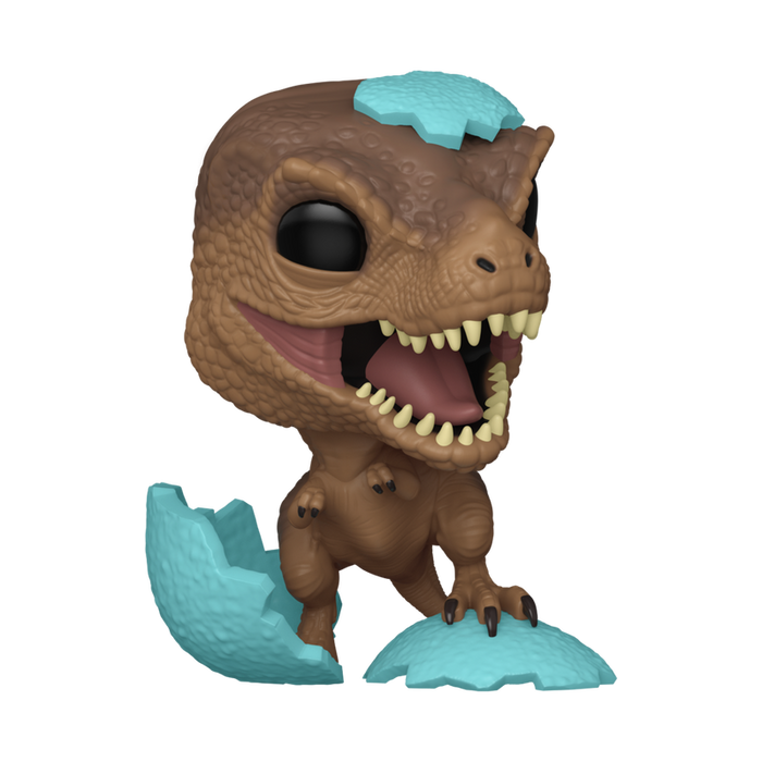 Funko T.Rex: P o p ! Movies Vinyl Figurine Bundle with 1 Compatible 'ToysDiva' Graphic Protector (1211-62222 - B
