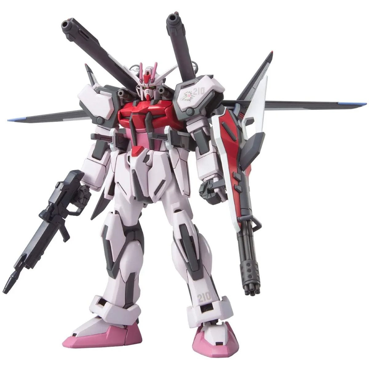 Bandai Hobby Gunpla High Grade Model Kit: Mobile Suit Gundam SEED - Strike Rouge y IWSP Escala 1/144 Kit De Plastico