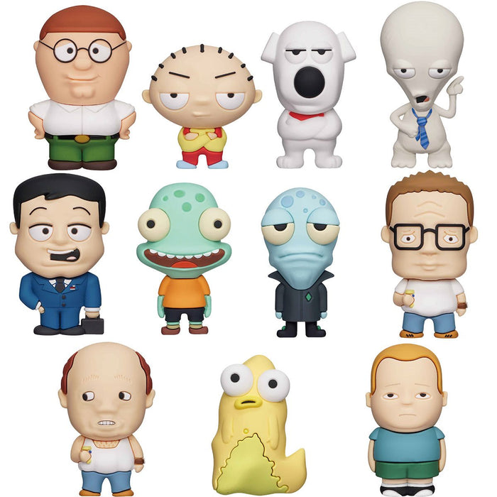 Monogram Llavero 3D para Mochila: FOX Animation 20 Aniversario - Figura Sorpresa Series 1